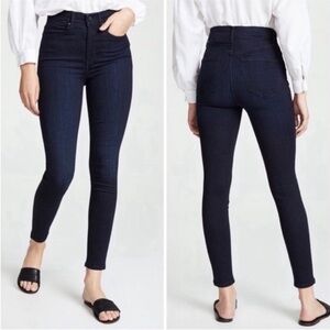 AYR Hi-Rise Skinny Dark Wash Skinny Stretch Jeans Jaguar Leg Size 26 x 30